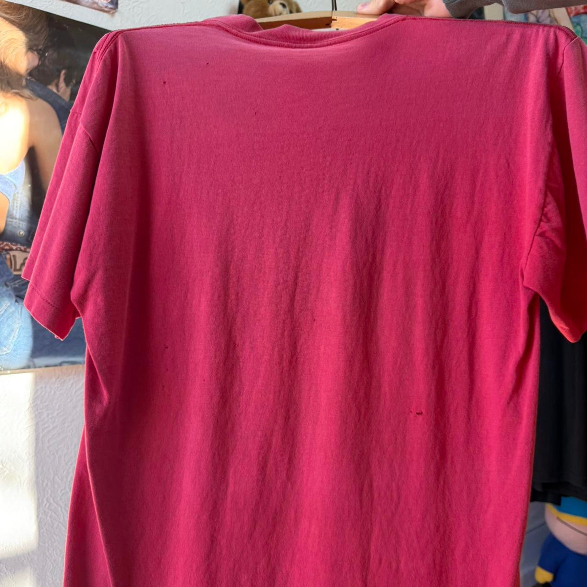Vintage 90s Nike Swoosh Check T-Shirt - Medium
