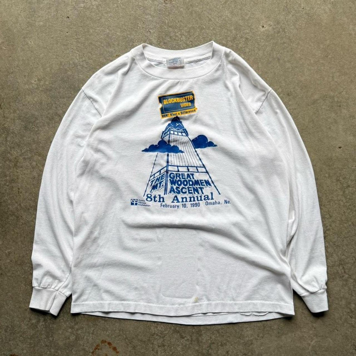 Vintage 90s Blockbuster Video Omaha Nebraska T-Shirt - Large