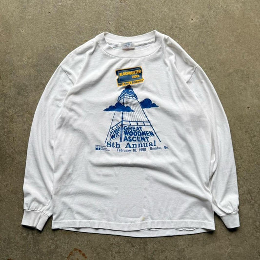 Vintage 90s Blockbuster Video Omaha Nebraska T-Shirt - Large
