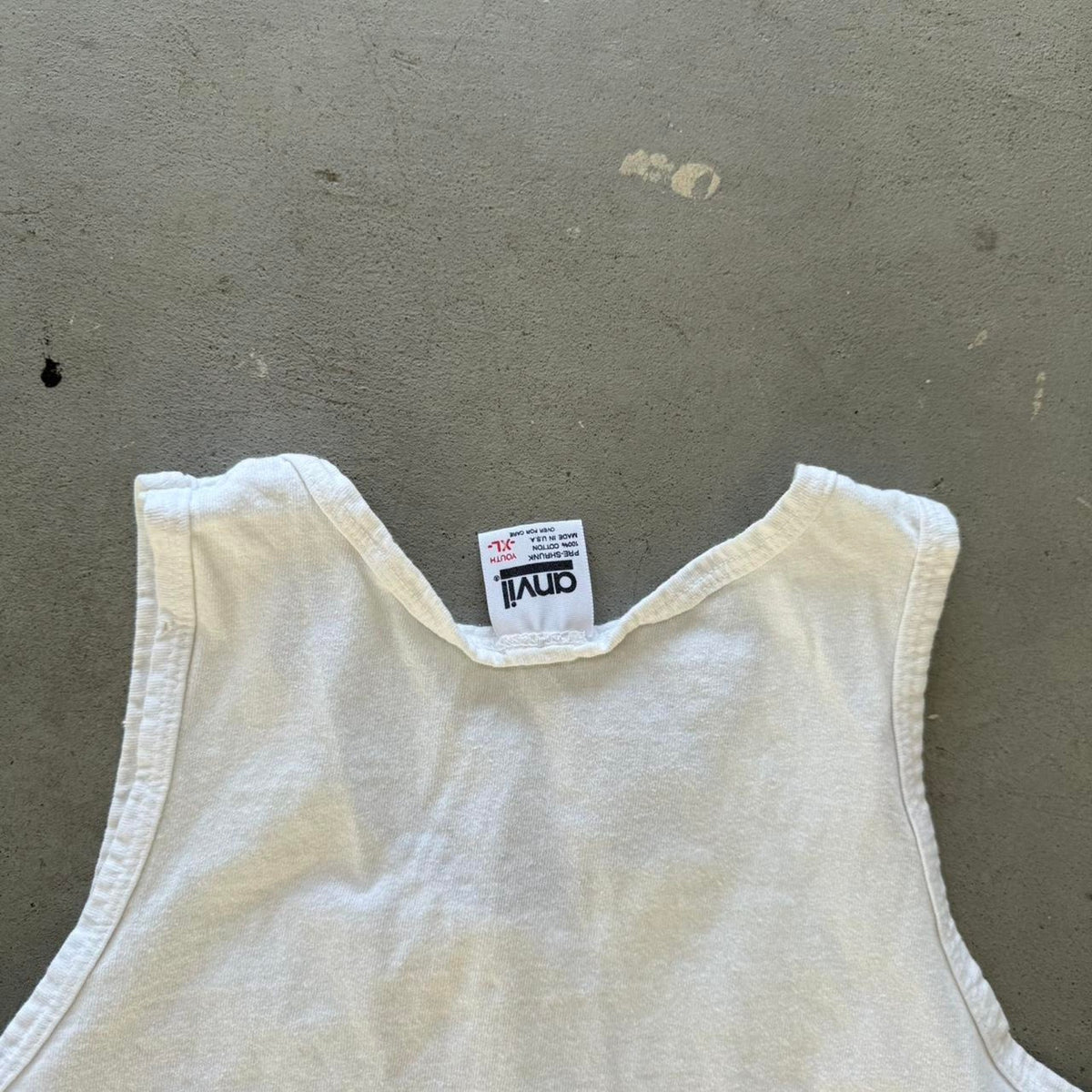 Vintage 80s Cactus Plant Art Style Tank Top - Kids X-Large