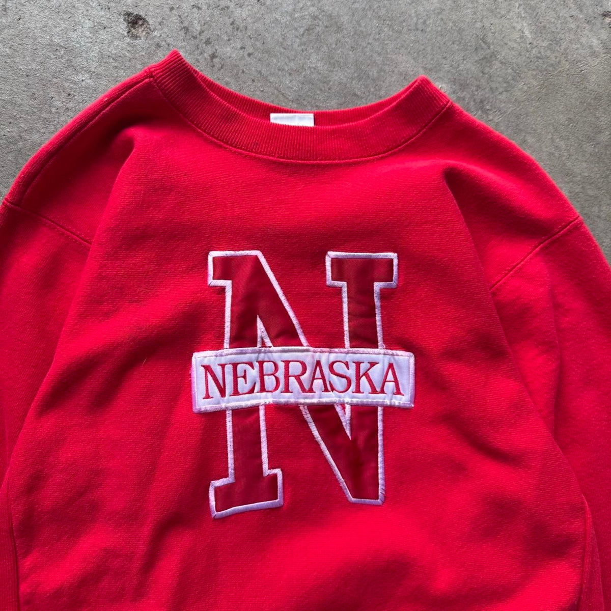 Vintage 90s Nebraska Huskers C Jones 44 Crewneck - Medium