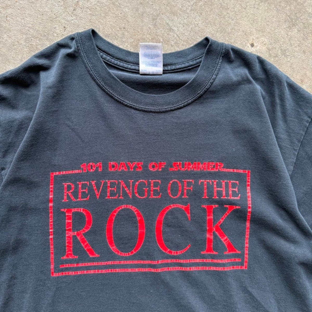 Vintage 101 Days of Summer Revenge of Rock Band T-Shirt - Large