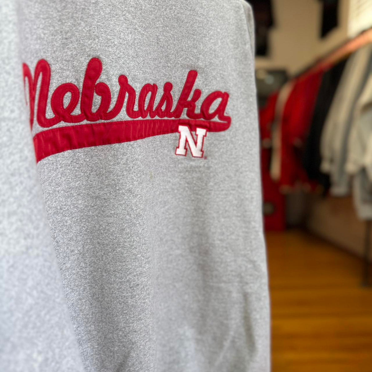 Vintage 90s Nebraska Huskers Cursive Spell Out Crewneck - XX-Large