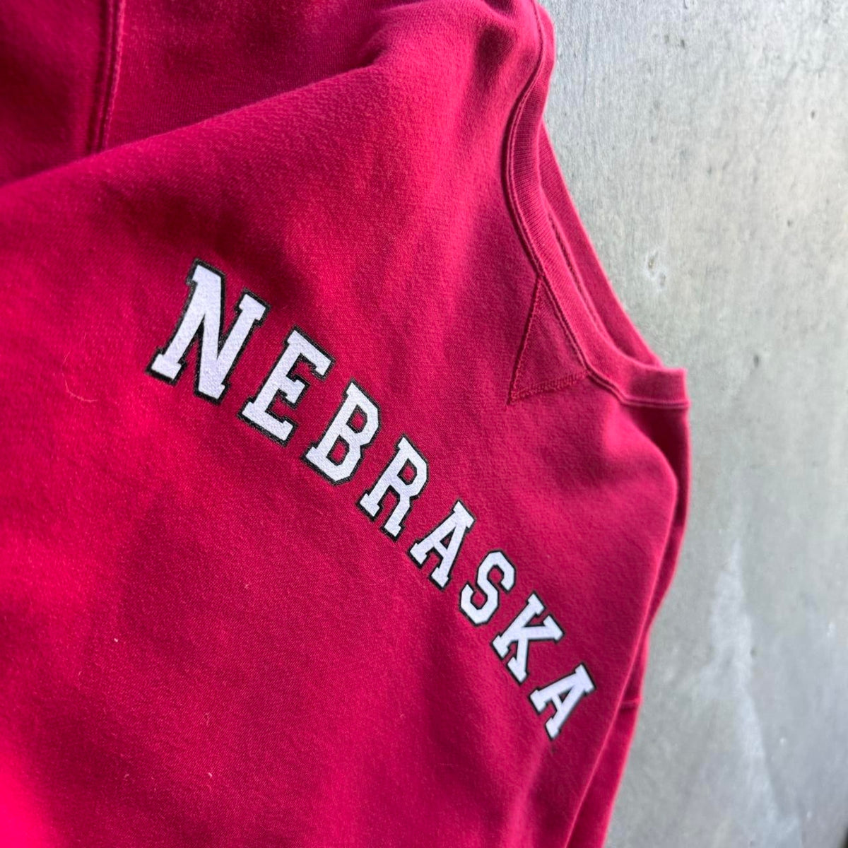 Vintage 90s Nebraska Huskers Spell Out Crewneck - Small