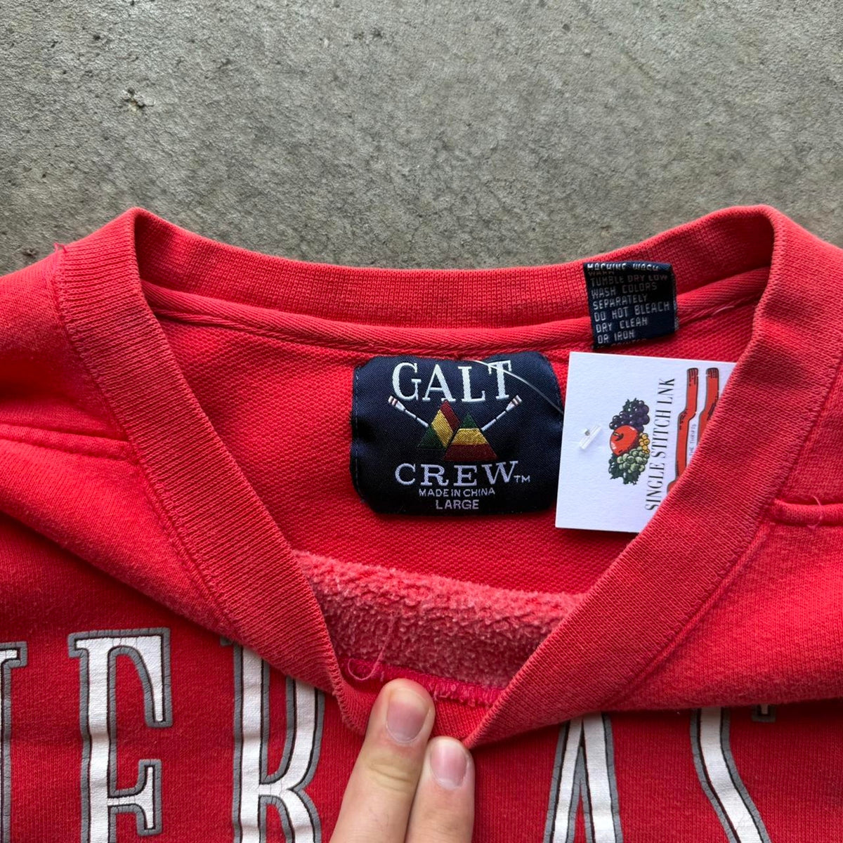 Vintage 90s Nebraska Huskers Herbie Galt Sand Crewneck - Large