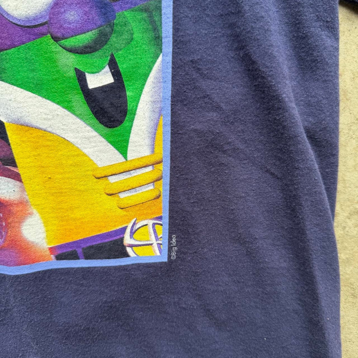 Vintage 90s Veggietales Larry Boy T-Shirt - Medium