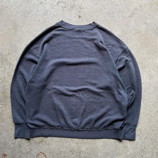 Vintage 90s Faded Black Voo Doo Clothing Co Crewneck - X-Large