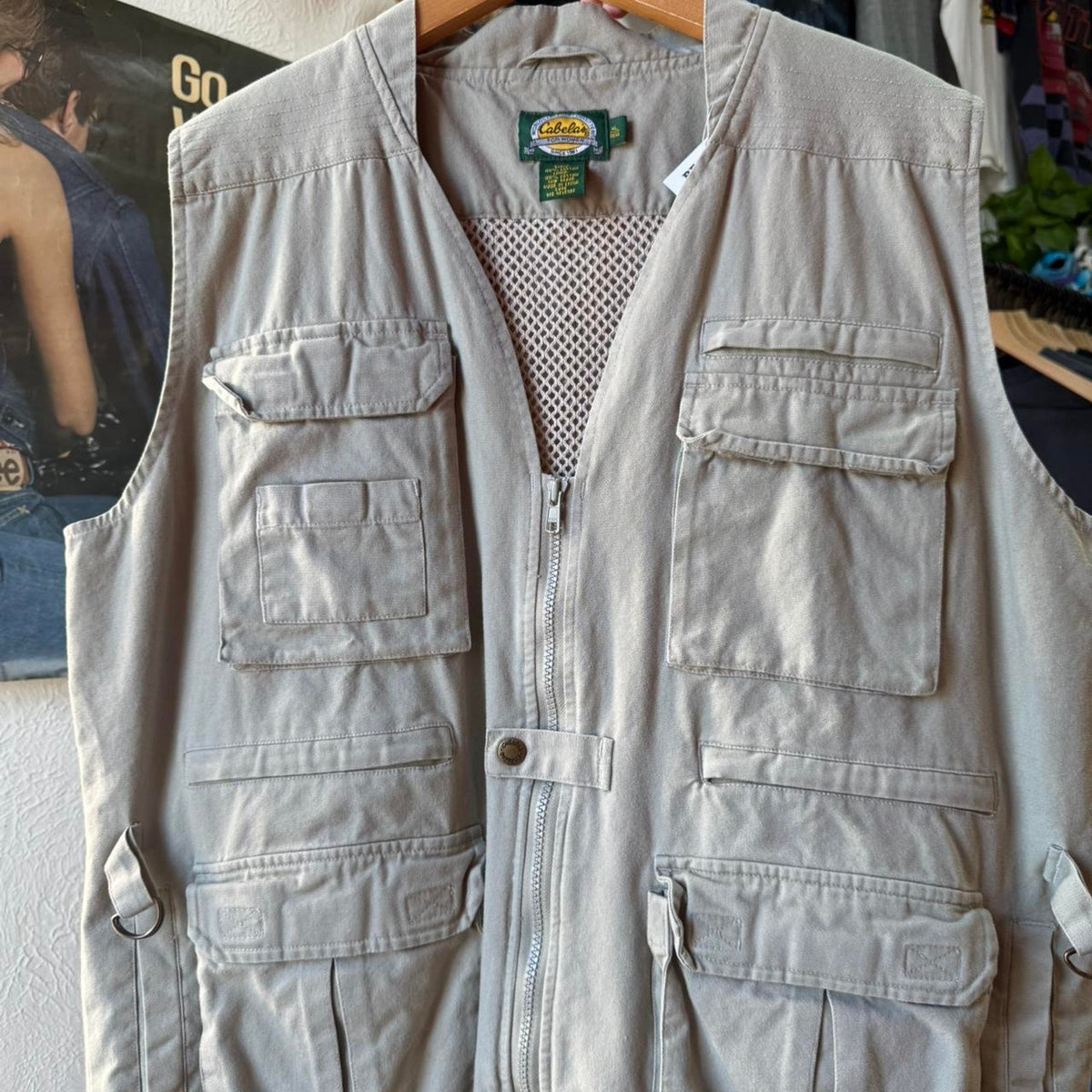 Vintage 90s Cabelas Hunting and Fishing Utility Vest - X-Large