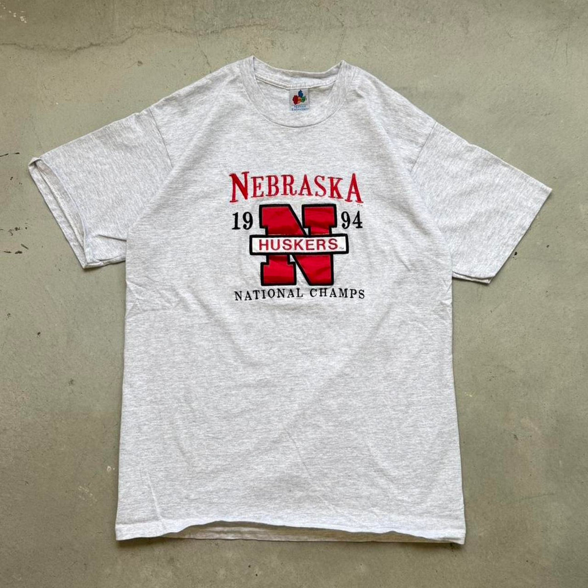 Vintage 1994 Nebraska Huskers National Champs T-Shirt - Large