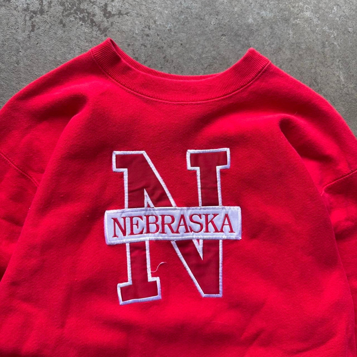 Vintage 90s Nebraska Huskers C Jones 44 Crewneck - X-Large