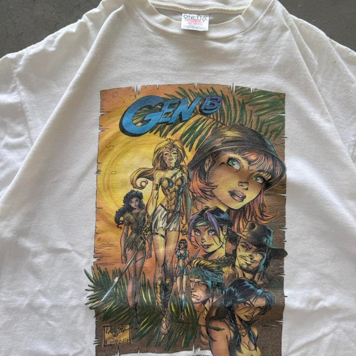 Vintage Gen 13 Comic Anime T-Shirt - X-Large
