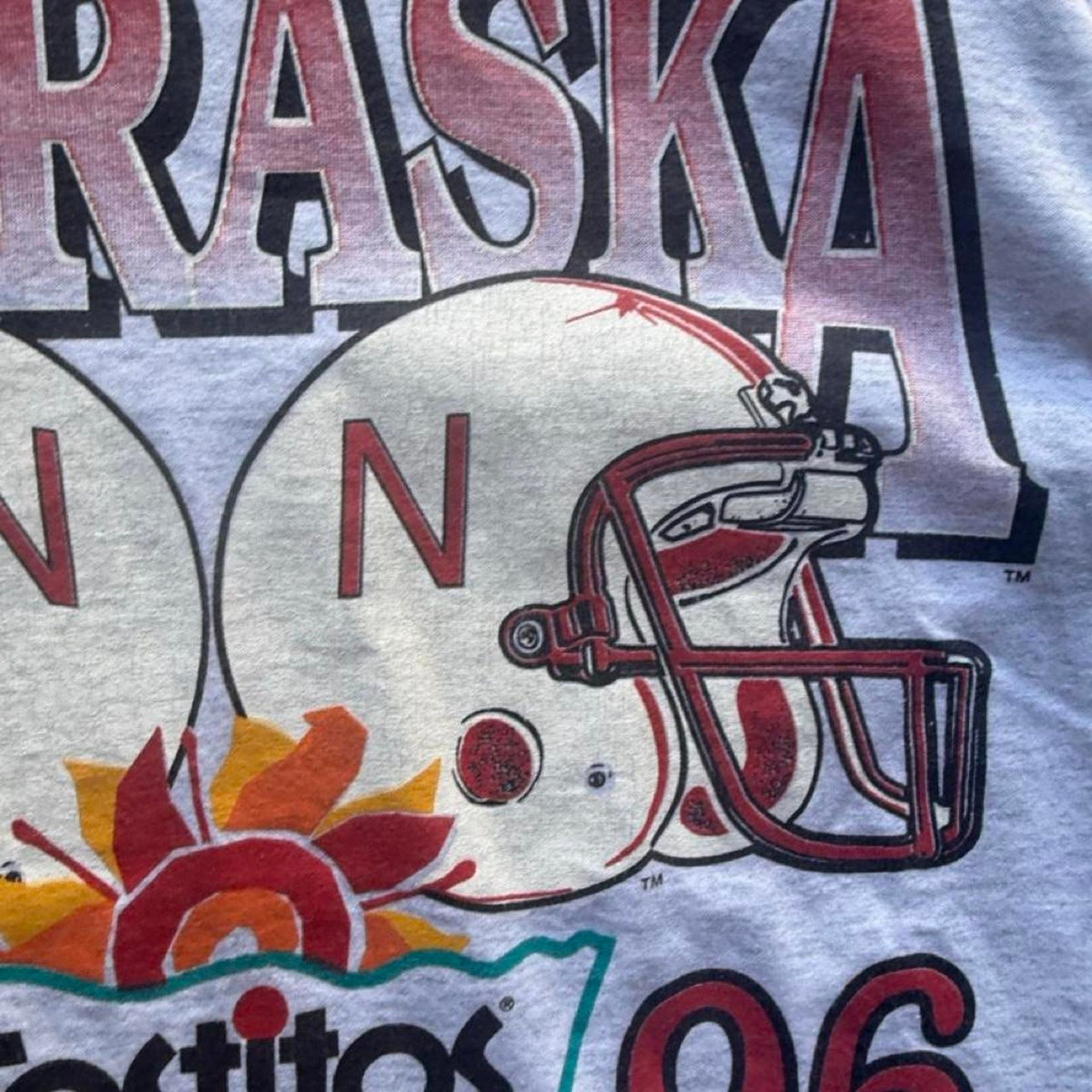 Vintage 1996 Nebraska Huskers Tostitos Bowl T-Shirt - X-Large