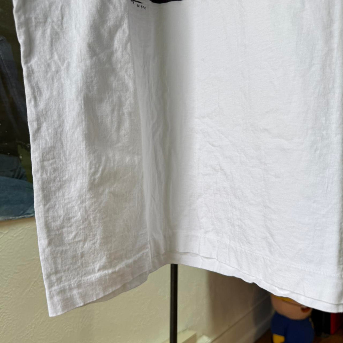 Vintage 90s New York Taxi Cab Art Artist T-Shirt - Large