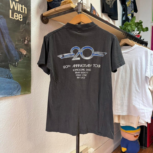 Vintage 80s Foghat 20th Anniversary Tour Band T-Shirt - Medium