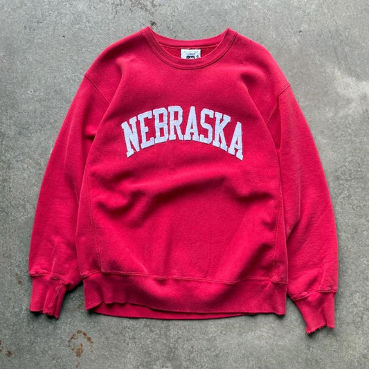 Vintage 90s Nebraska Huskers Spell Out Crewneck - XX-Large