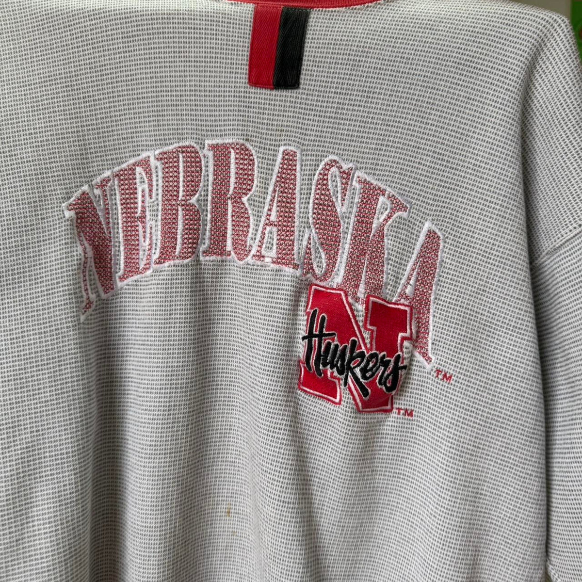 Vintage 90s Nebraska Huskers Starter Embroidered Crewneck - Medium