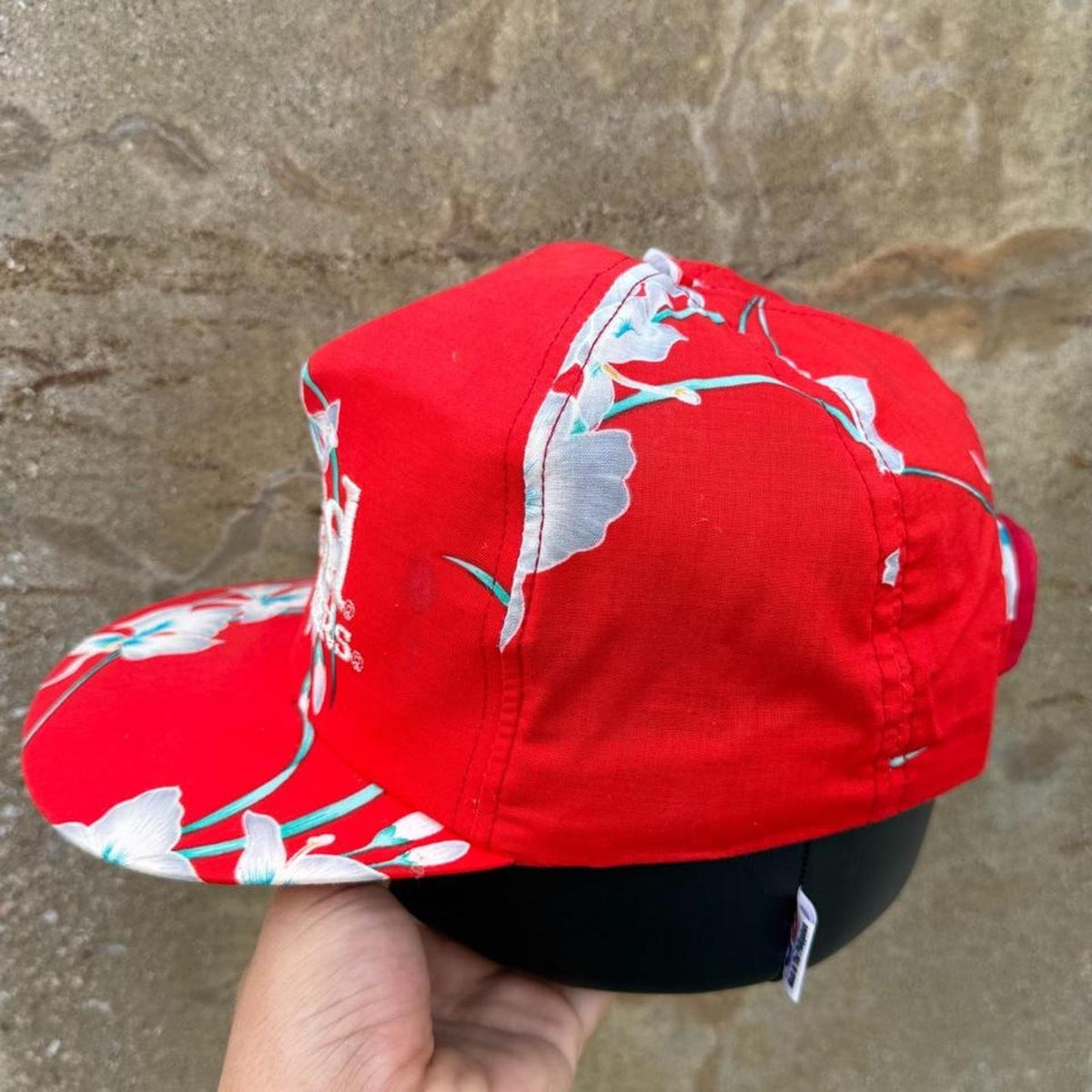 Vintage 90s Budweiser Bud King of Beers Floral Snapback