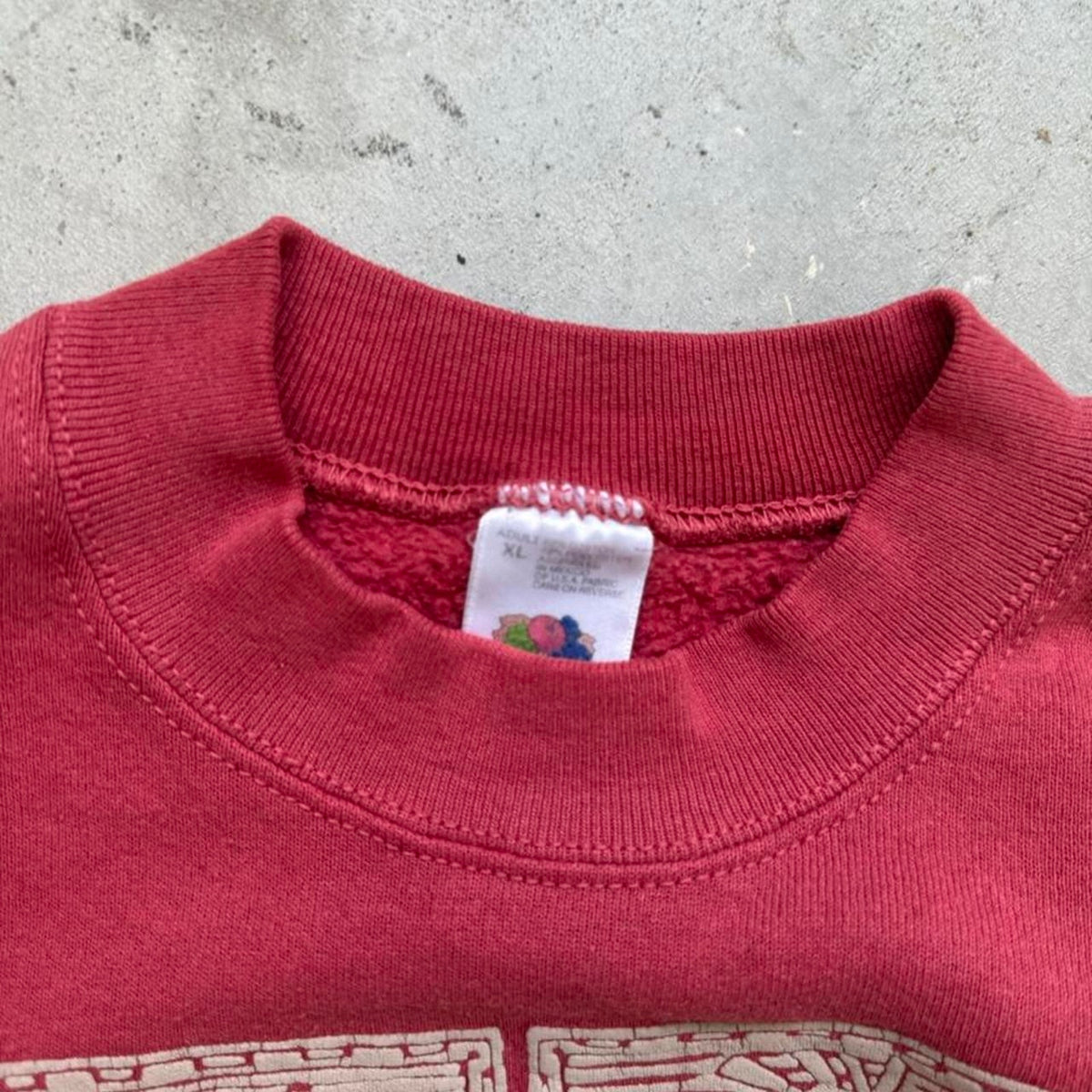Vintage 90s Desert Wolf Nature Art Crewneck - X-Large