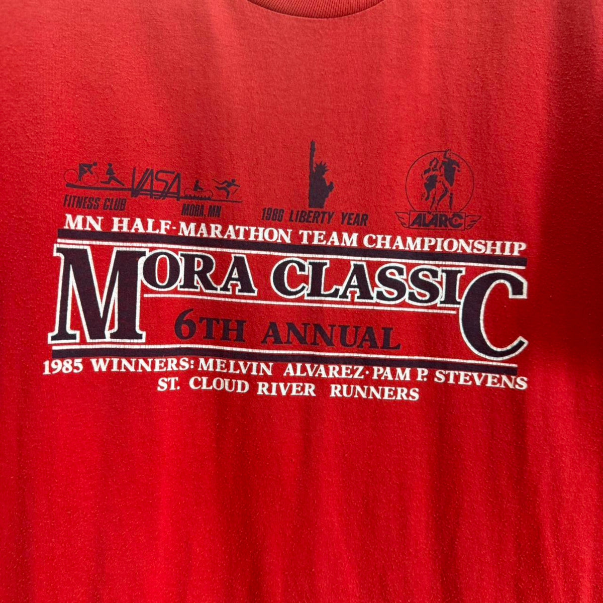 Vintage 80s Marathon Running T-Shirt