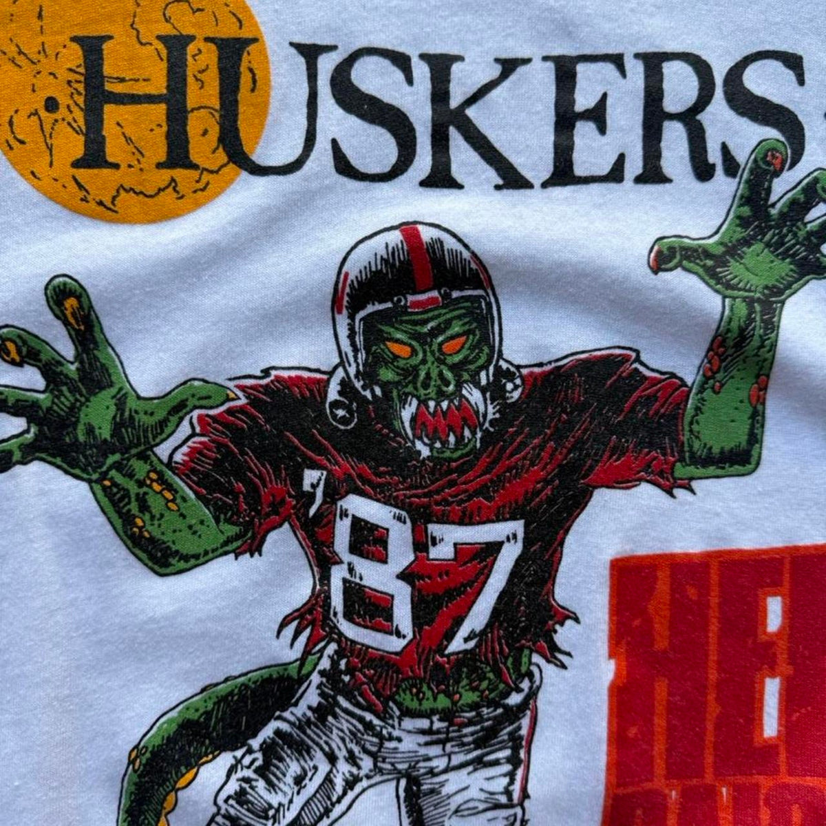 Vintage 90s Nebraska Huskers Hell Raisin Tour T-Shirt - XX-Large