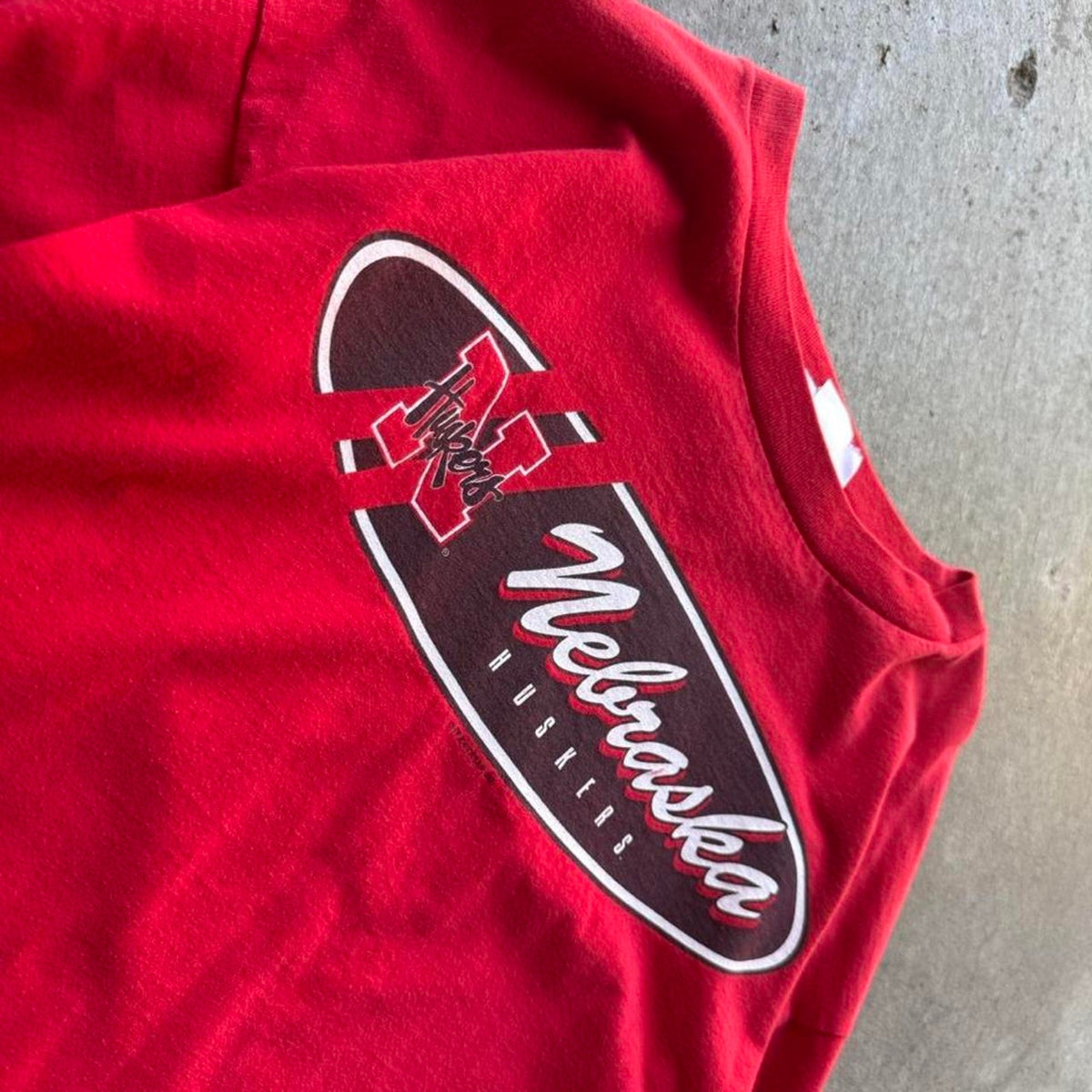 Vintage 90s Nebraska Huskers Long Sleeve T-Shirt - Large