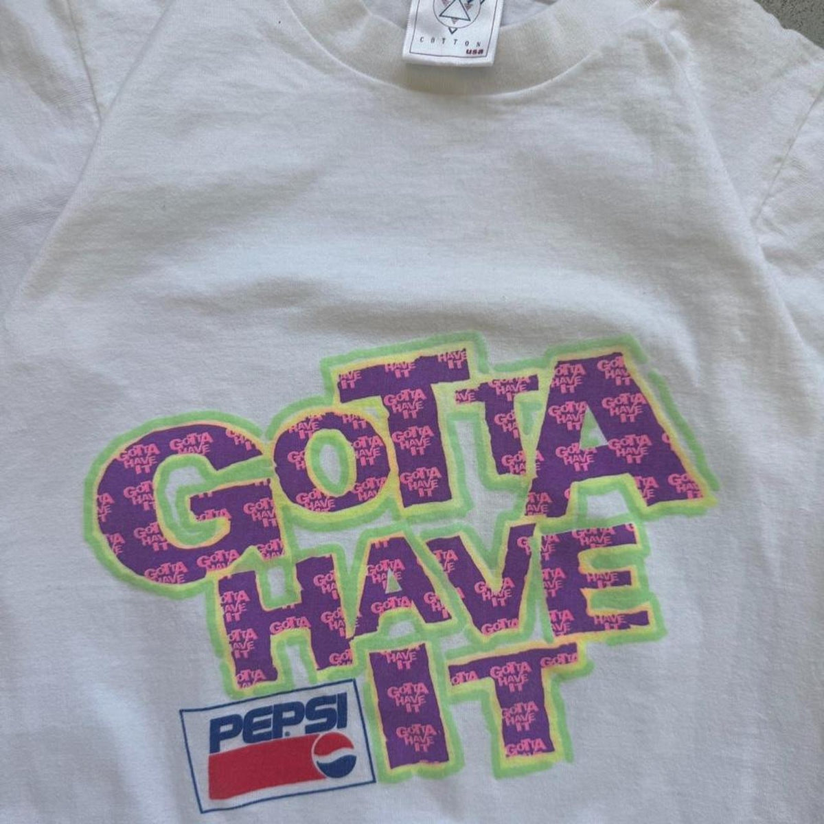 Vintage 90s Pepsi Gotta Have It T-Shirt - Kids Medium