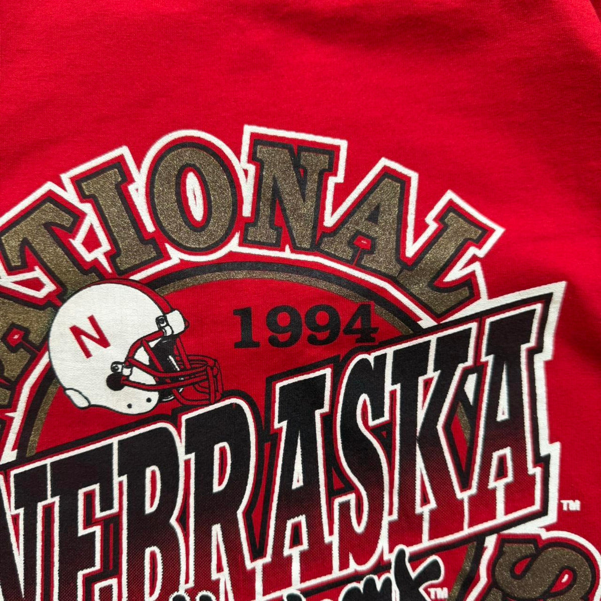 Vintage 1994 Nebraska Huskers National Champions T-Shirt - Large