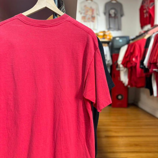 Vintage 90s Nebraska Huskers Football T-Shirt - X-Large
