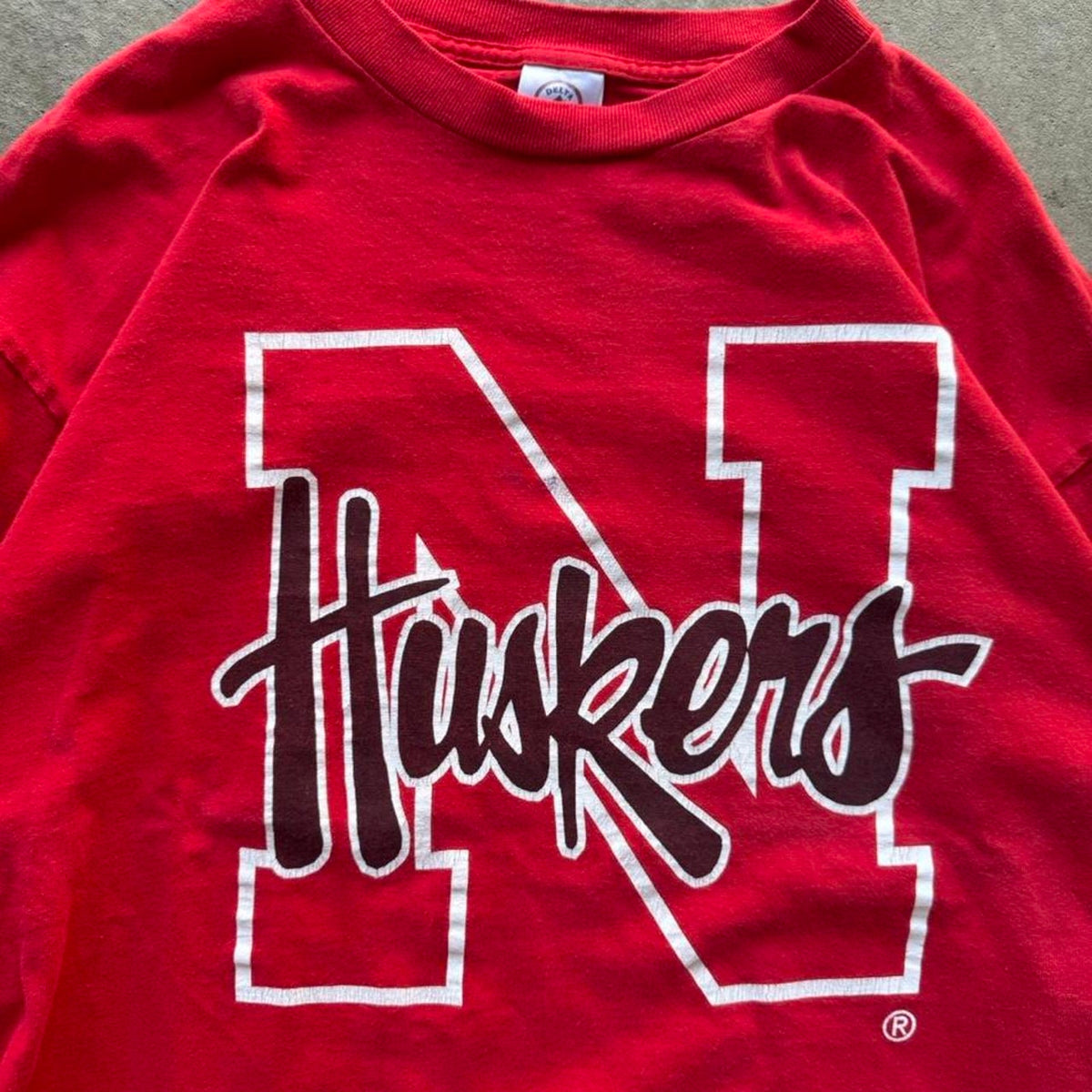 Vintage Nebraska Huskers Long Sleeve T-Shirt - X-Large
