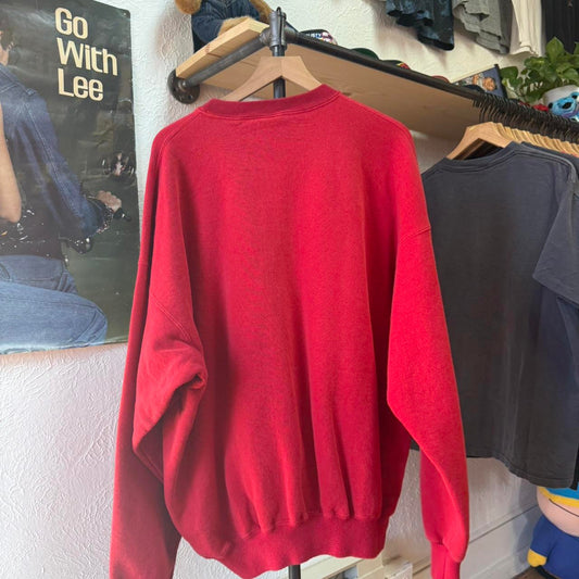 Vintage 90s Nebraska Huskers Embroidered Crewneck - XX-Large