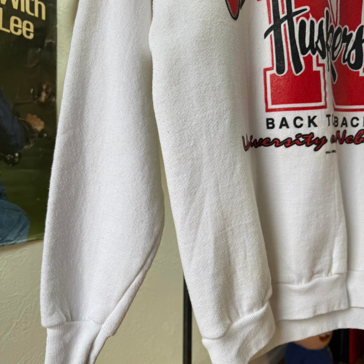 Vintage 90s Nebraska National Champions Football Crewneck - Medium