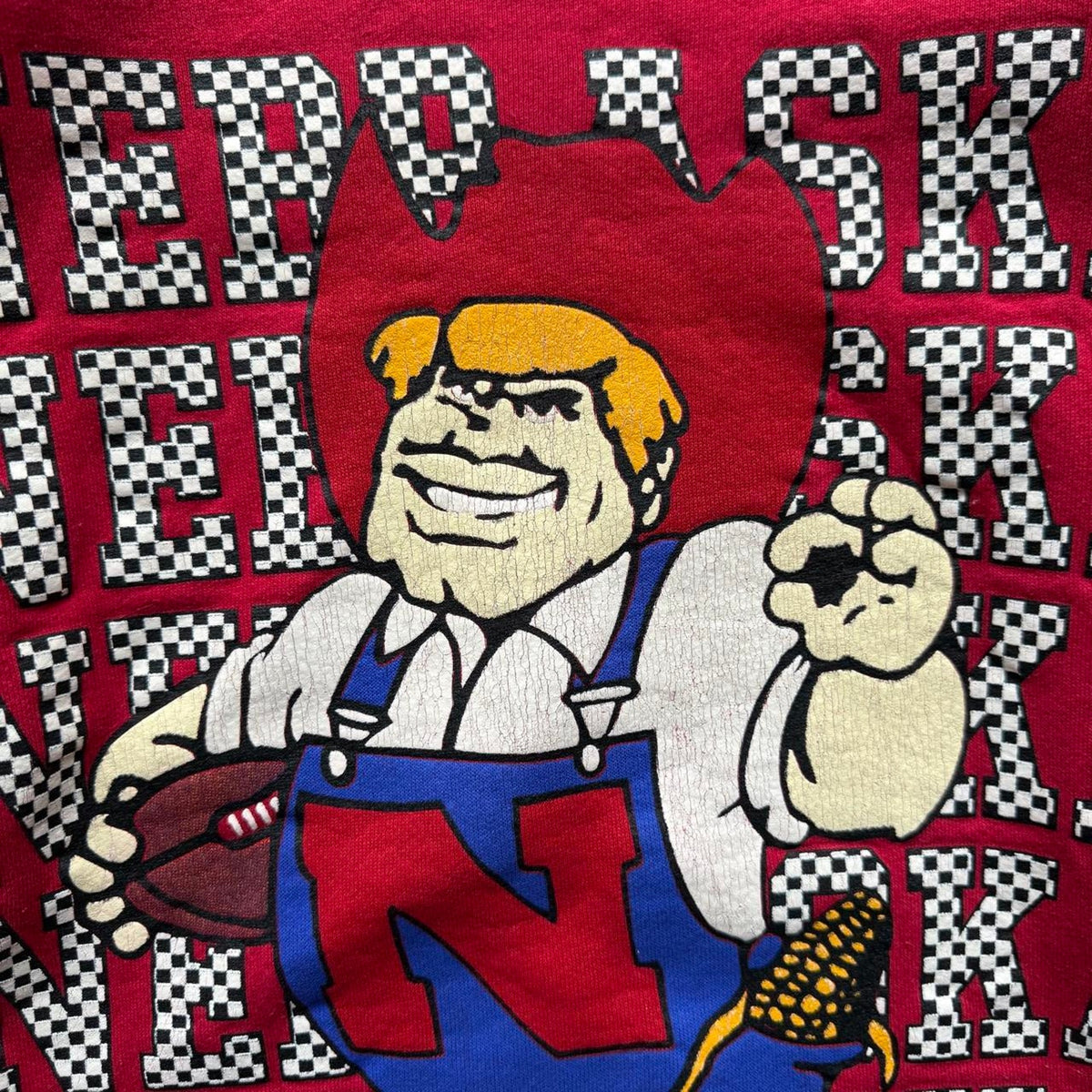 Vintage 90s Nebraska Huskers Herbie Crewneck - Large