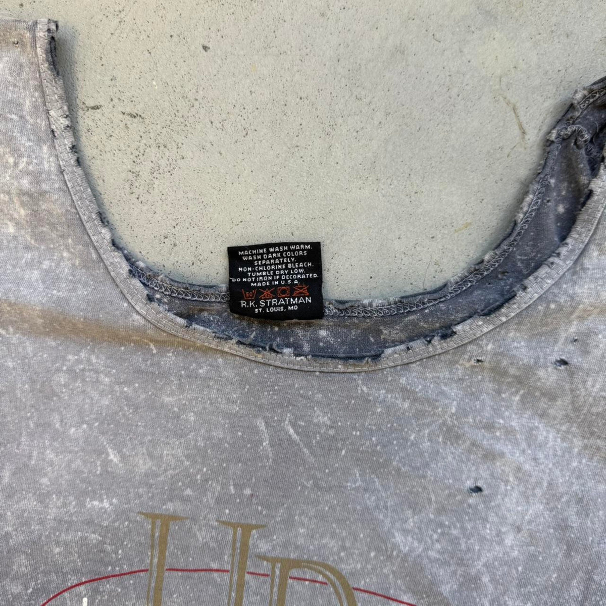 Vintage Faded Harley Davidson Motorcycles Tank Top - X-Large