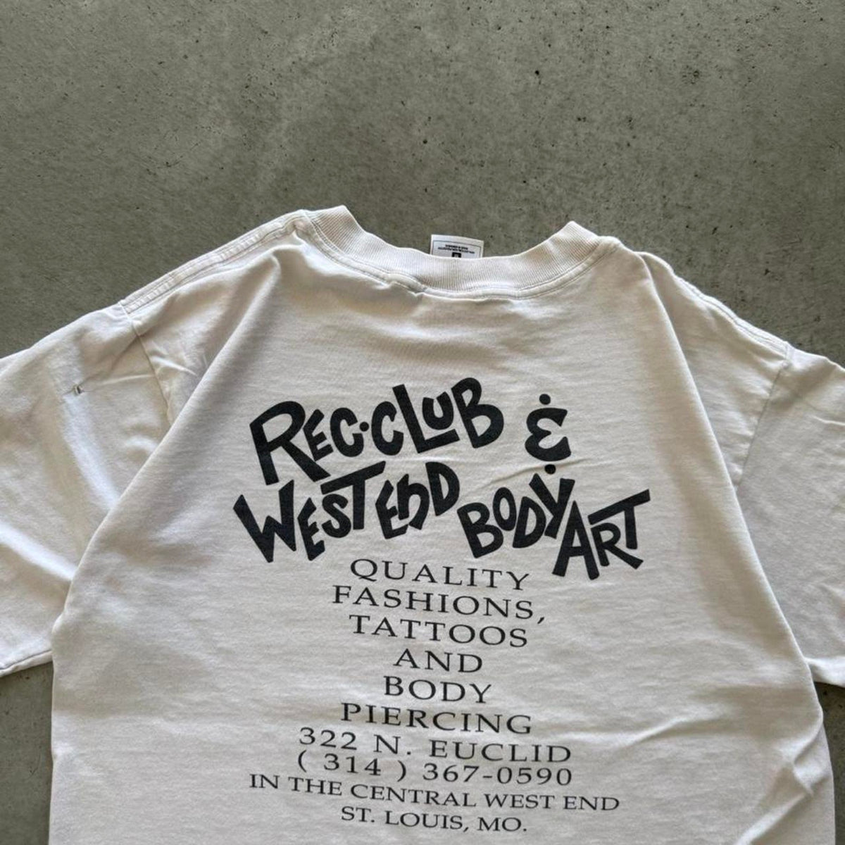 Vintage 90s West End Body Art Piercing and Tattoo T-Shirt - Medium