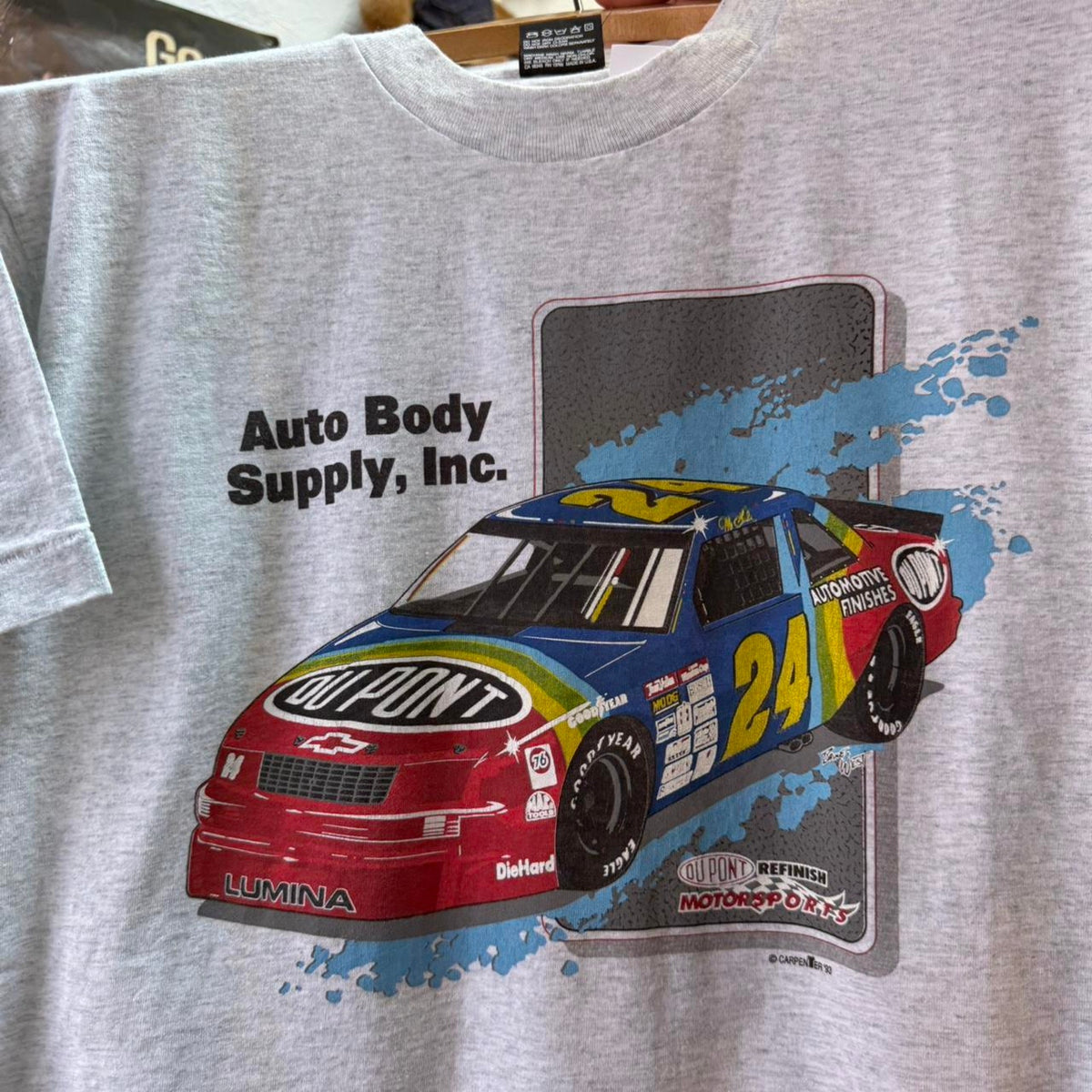 Vintage 90s Jeff Gordon NASCAR Racing Race Car T-Shirt - Large