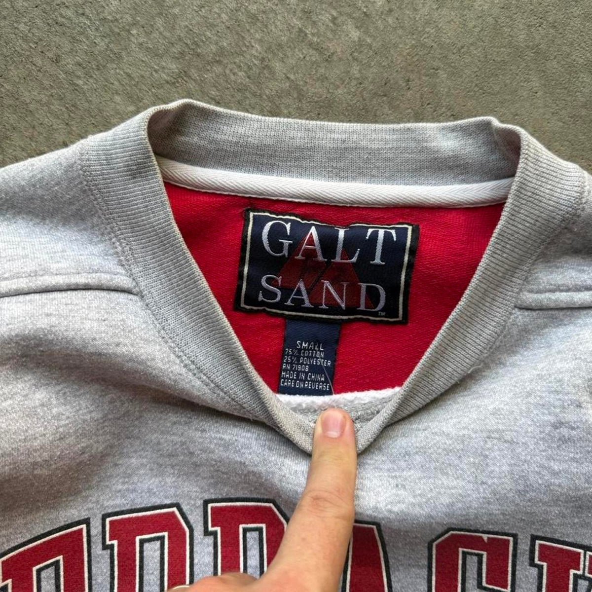 Vintage 90s Nebraska Huskers Galt Sand Herbie Crewneck - Small