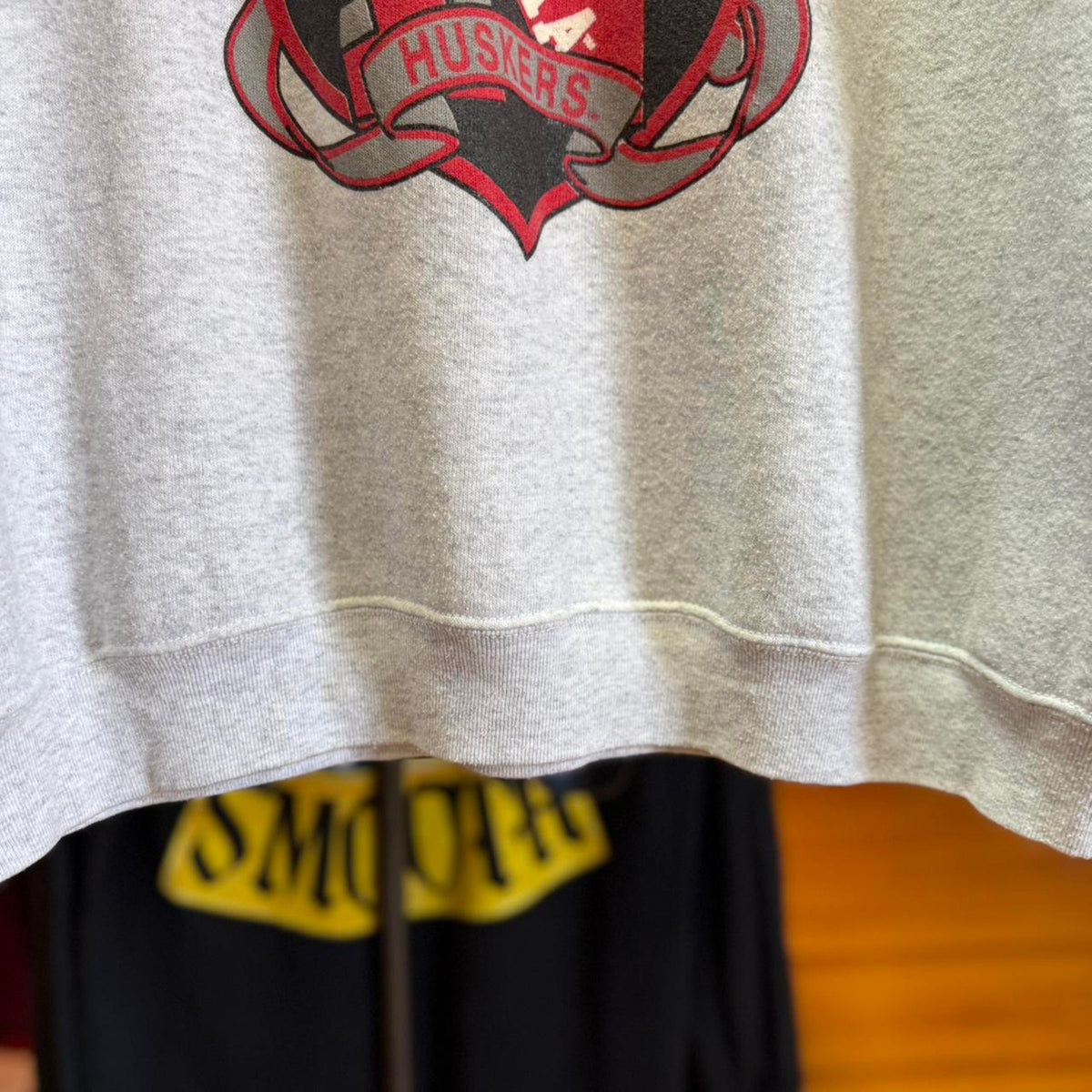 Vintage 90s Nebraska Huskers Cowboy Hat Spell Out Crewneck