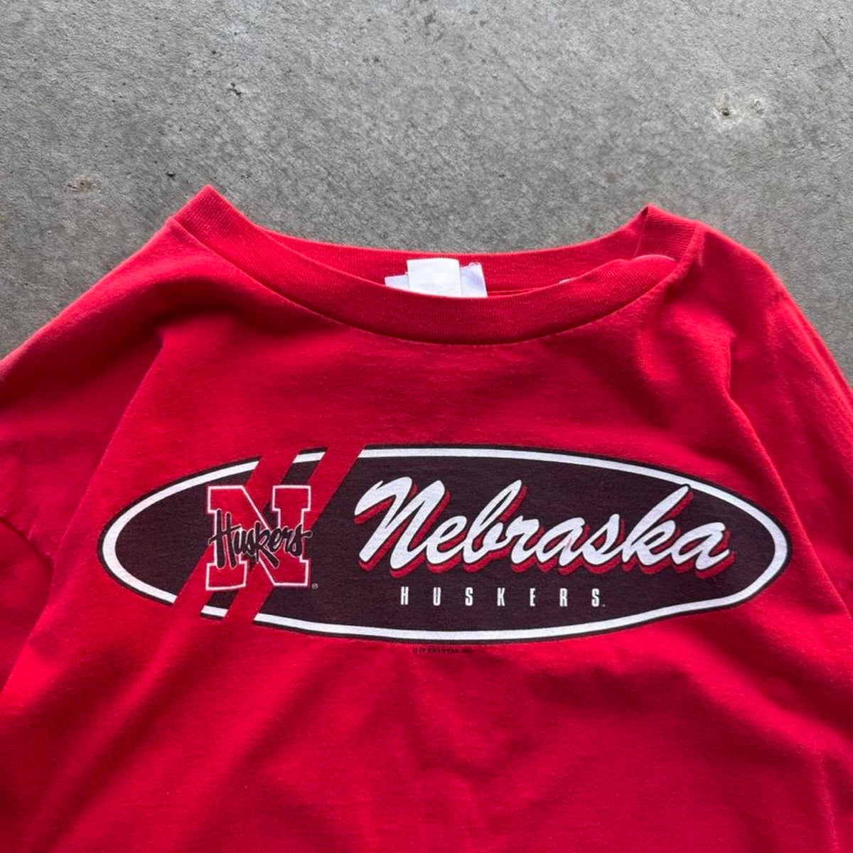 Vintage 90s Nebraska Huskers Long Sleeve T-Shirt - Large