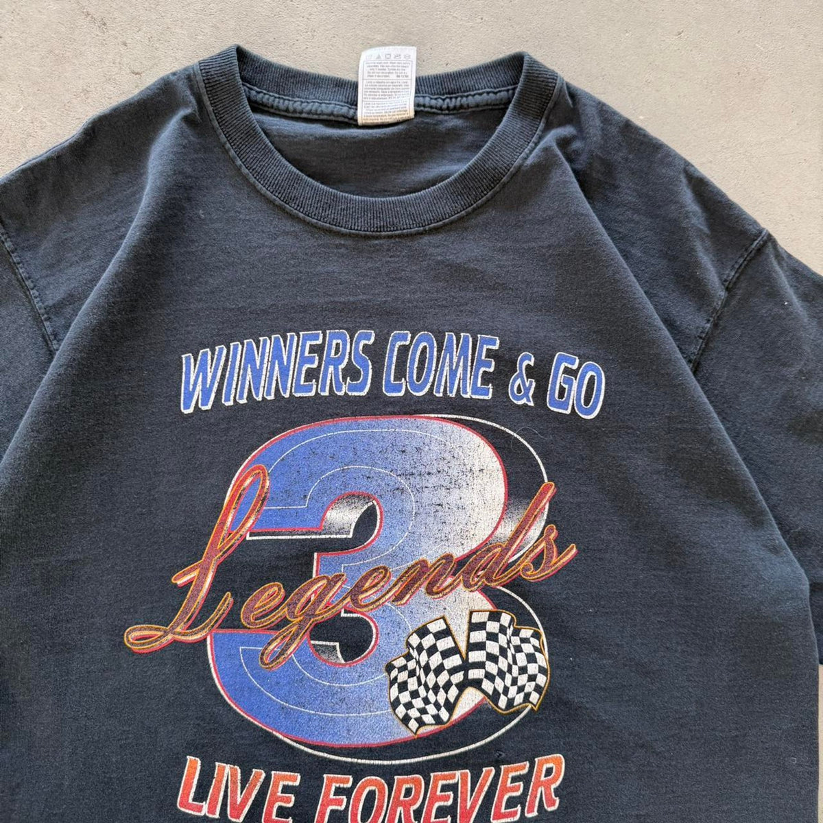 Vintage Dale Earnhardt Legends Live Forever NASCAR T-Shirt - Large