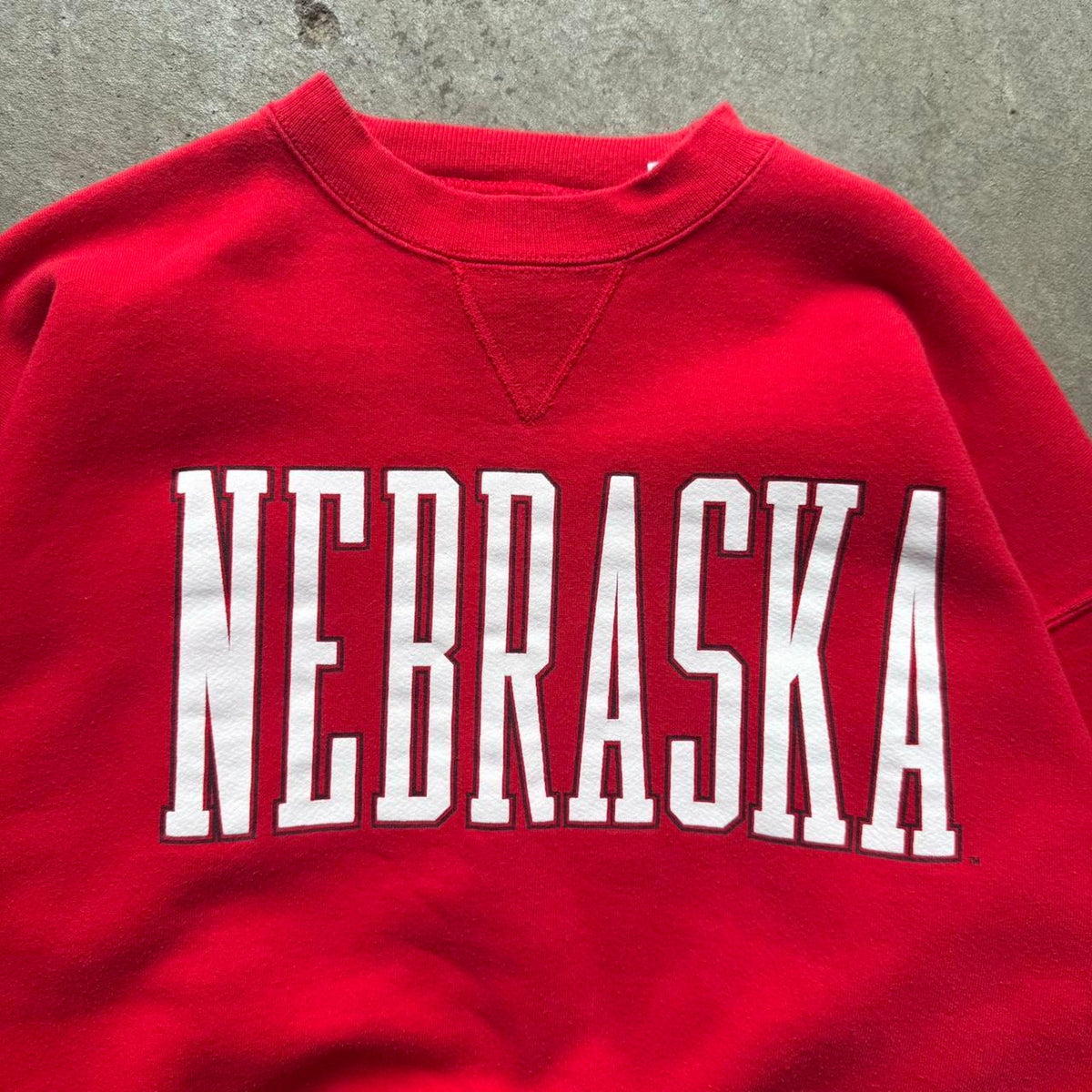 Vintage 90s Nebraska Huskers Spell Out Crewneck - X-Large