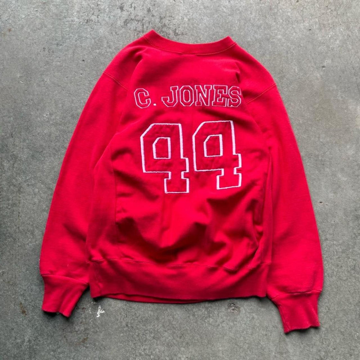 Vintage 90s Nebraska Huskers C Jones 44 Crewneck - Medium