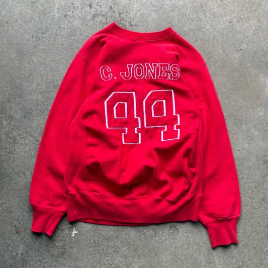 Vintage 90s Nebraska Huskers C Jones 44 Crewneck - Medium