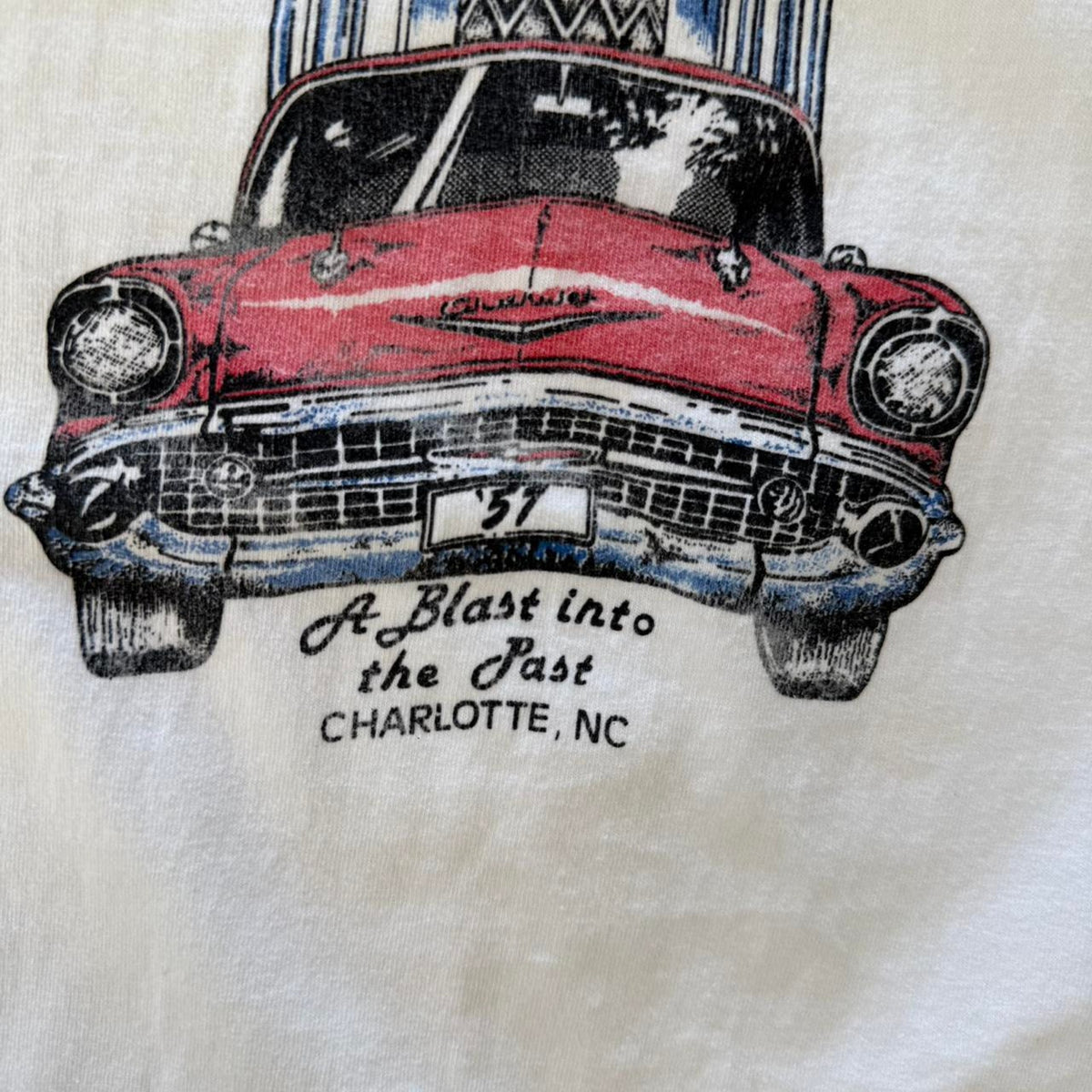 Vintage 80s Boppers Bar and Boogie Diner Car T-Shirt - X-Large