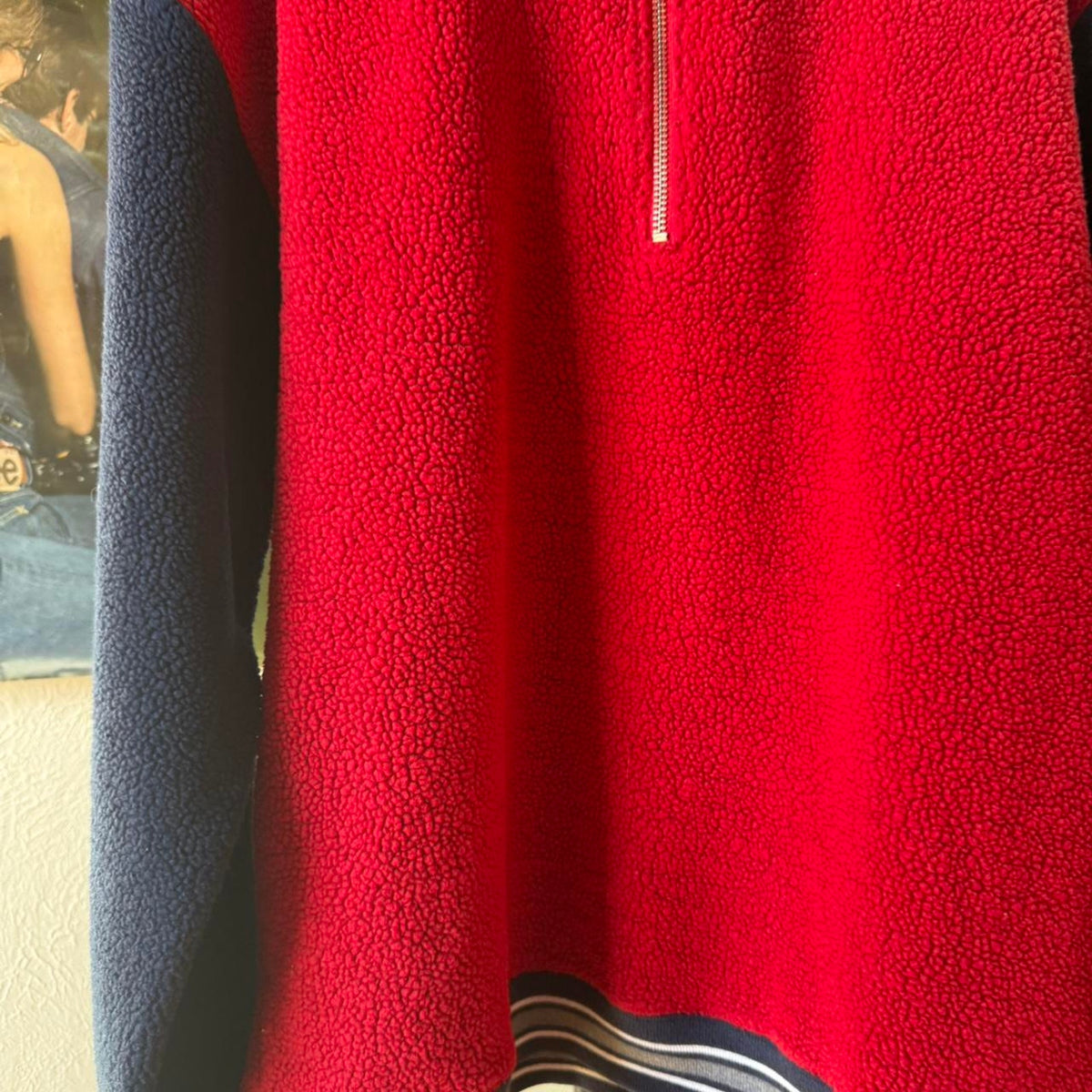 Vintage 90s Nautical Spell Out Fleece Jacket - X-Large
