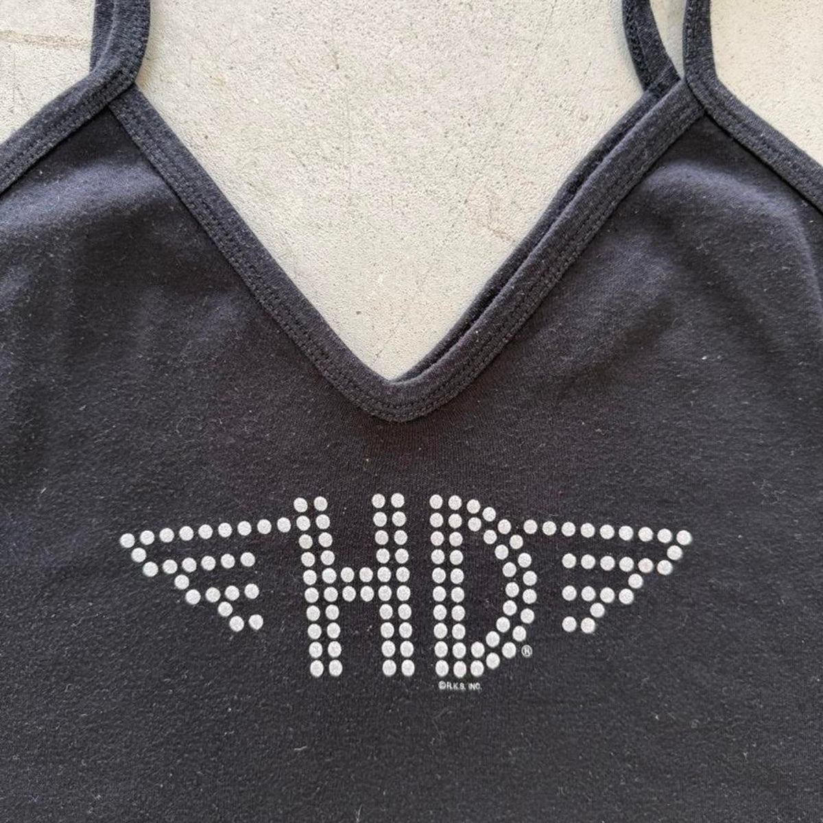 Vintage 90s Harley Davidson Studded Logo Tank Top - X-Large (W)