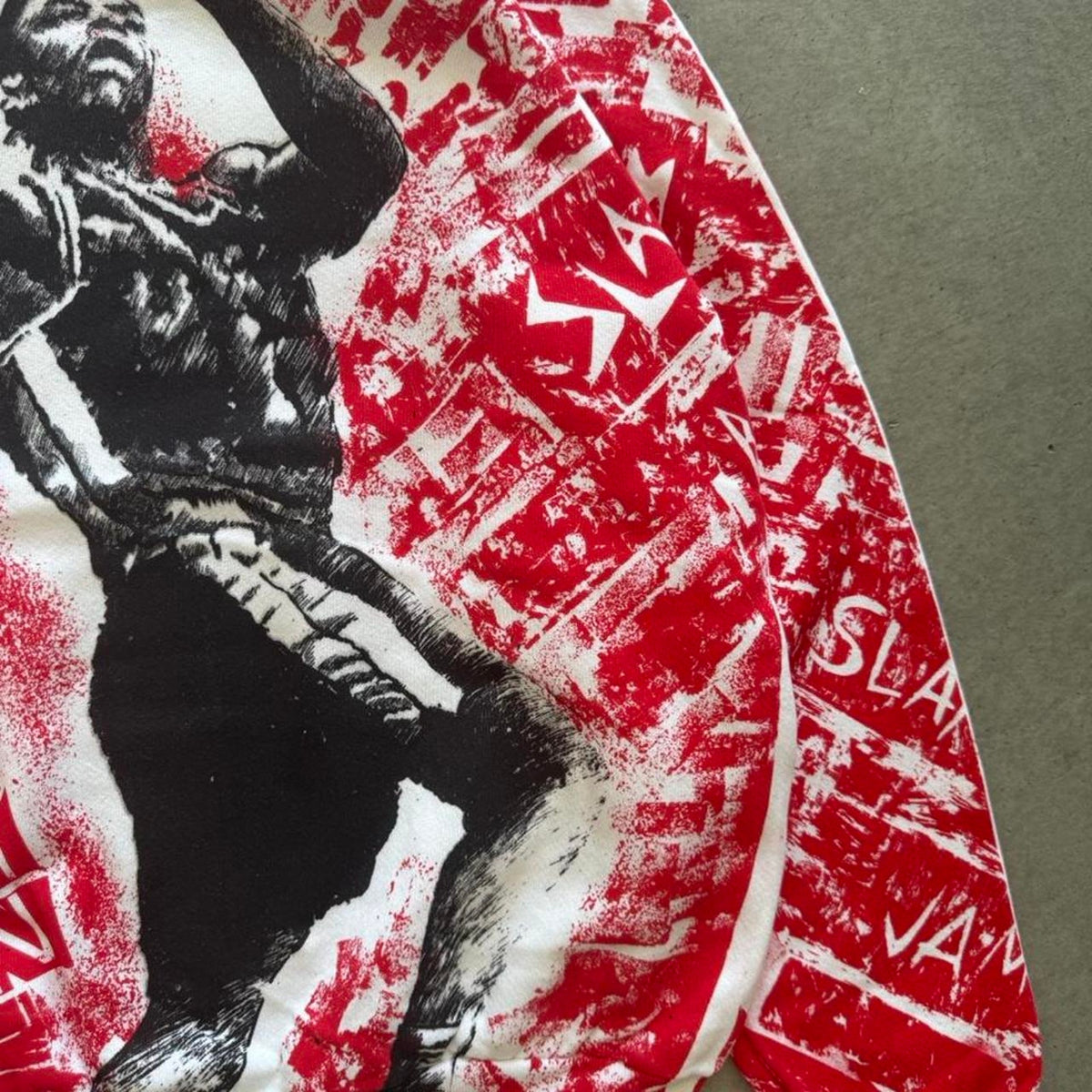 Vintage 90s Basketball Michael Jordan Bulls Style AOP Crewneck - X-Large