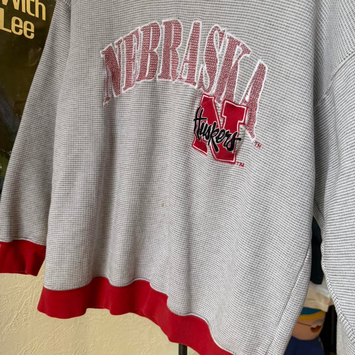 Vintage 90s Nebraska Huskers Starter Embroidered Crewneck - Medium