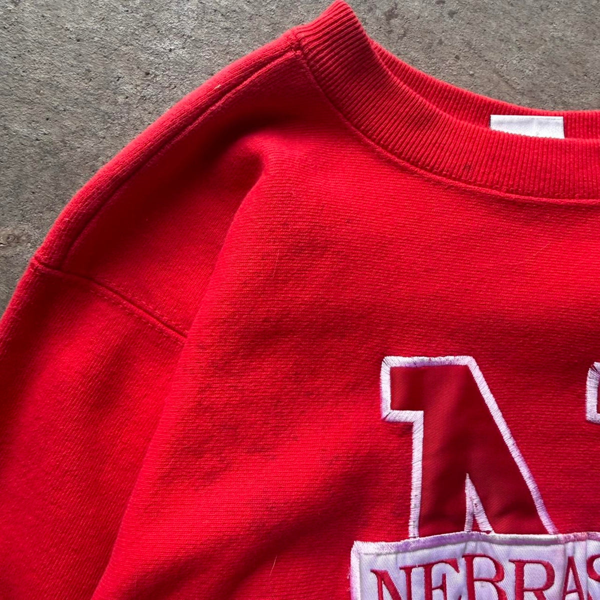 Vintage 90s Nebraska Huskers C Jones 44 Crewneck - Medium