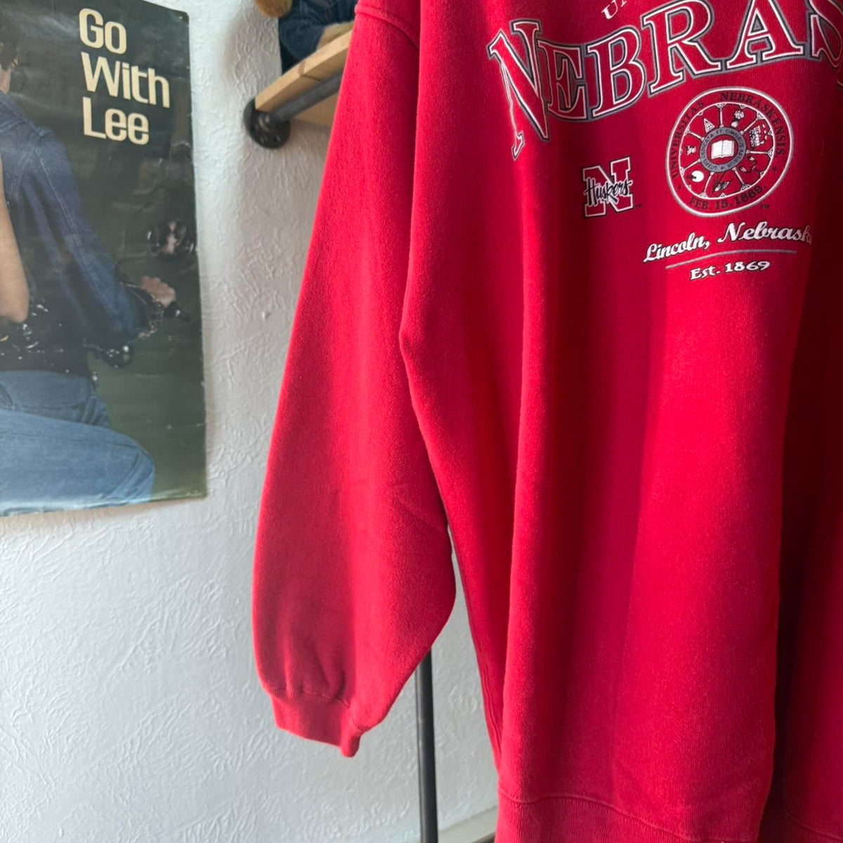 Vintage 90s Nebraska Huskers Galt Sand Crewneck - Large